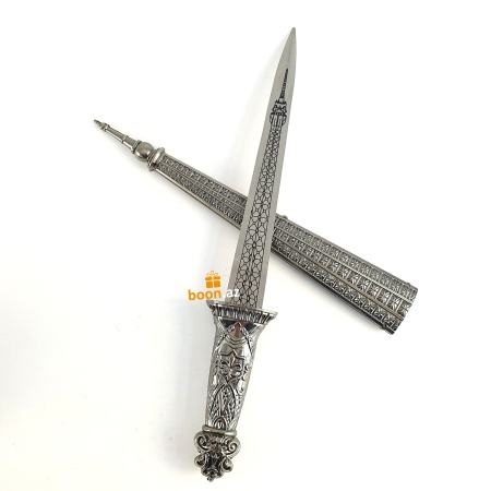 Сувенирный кинжал на подставке «Эйфелева башня» (40 х 15) .  Dagger  « Eiffel Tower »